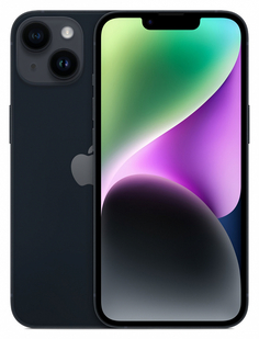 Смартфон Apple iPhone 14 dual-SIM 128 ГБ, «тёмная ночь»