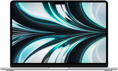 Ноутбук Apple MacBook Air 13" (M2, 8C CPU/8C GPU, 2022), 8 ГБ, 256 ГБ SSD, серебристый