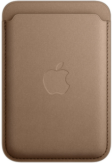 Apple Чехол-бумажник FineWoven MagSafe для iPhone, серо-коричневый