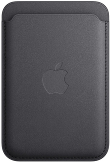 Apple Чехол-бумажник FineWoven MagSafe для iPhone, черный