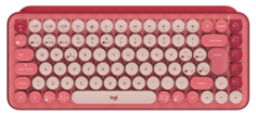 Logitech Клавиатура Pop Keys, розовый