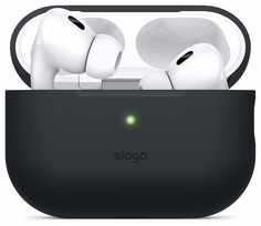 Elago Чехол Silicone для AirPods Pro 2, силикон, черный