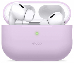 Elago Чехол Silicone для AirPods Pro 2, силикон, лавандовый