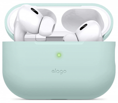 Elago Чехол Silicone для AirPods Pro 2, силикон, мятный