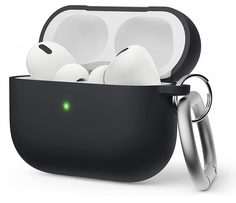 Elago Чехол Liquid Hang для AirPods Pro 2, силикон, черный