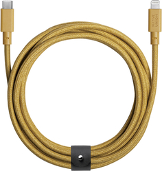Native Union Кабель NU Belt Cable USB-С - Lightning, 1,2м, крафтовый