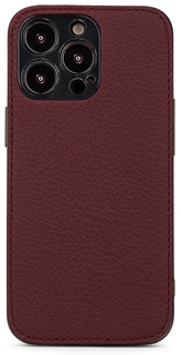 Marcel Robert Чехол Louis для iPhone 14 Pro Max, теленок, бордовый