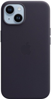 Apple Чехол MagSafe для iPhone 14, кожа, тёмно‑синий