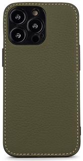 Marcel Robert Чехол Louis для iPhone 14 Pro Max, теленок, зеленый