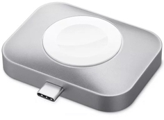 Satechi Беспроводное зарядное устройство USB-C Wireless Charging Dock для Apple Watch и AirPods, серый космос