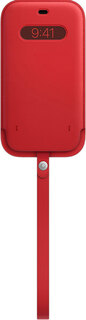 Apple Чехол-конверт MagSafe для iPhone 12 Pro Max, кожа, (PRODUCT)RED