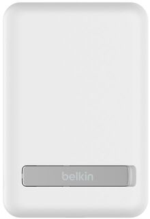 Belkin Внешний аккумулятор Boost Charge Magnetic Wireless с подставкой, 5000 мАч, белый