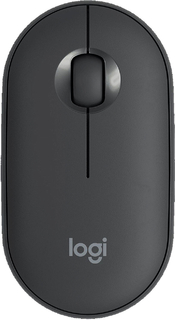 Logitech Мышь M350 Pebble Wireless, графит