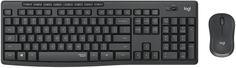 Logitech Беспроводной комплект клавиатура и мышь MK295, черный