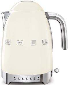 SMEG Чайник электрический с регулируемой температурой, кремовый