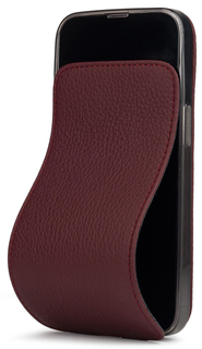 Marcel Robert Чехол для iPhone 14 Pro Max, теленок, бордовый