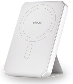 uBear Внешний аккумулятор Backup, PD, 5000 мАч, светло-серый