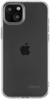 uBear Чехол Real Case для iPhone 15 Plus, прозрачный