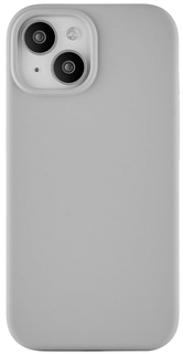 uBear Чехол Touch Case для iPhone 15 MagSafe, soft-touch, серый