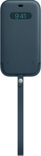 Apple Чехол-конверт MagSafe для iPhone 12 Pro Max, кожа, «балтийский синий»