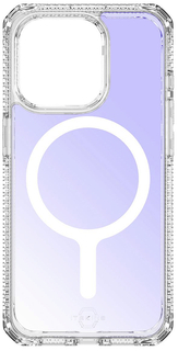 Itskins Чехол HYBRID R IRIDESCENT MagSafe для iPhone 15 Pro Max, фиолетовый
