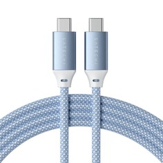 Satechi Кабель USB-C - USB-C, 2м, текстиль, синий