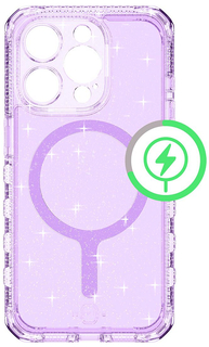 Itskins Чехол SUPREME R SPARK MagSafe для iPhone 15 Pro Max, сиреневый
