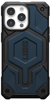 UAG Чехол Monarch Pro MagSafe для iPhone 15 Pro Max, темно-синий