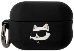 Karl Lagerfeld Чехол Lagerfeld Choupette 3D для Airpods Pro 2, черный