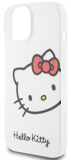 Hello Kitty Чехол Head для iPhone 15, белый