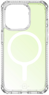 Itskins Чехол HYBRID R IRIDESCENT MagSafe для iPhone 15 Pro, зеленый