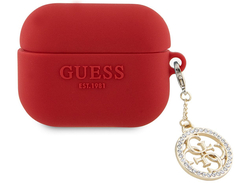 Guess Чехол Diamond Charm для Airpods Pro, фуксия