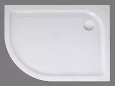 Акриловый поддон 100x80 см BelBagno TRAY-BB-RH-100/80-550-15-W-R