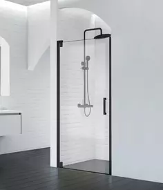 Душевая дверь 90 см BelBagno MARMI-B-1-90-C-NERO прозрачное