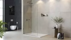 Неподвижная перегородка 130 см Cezares LIBERTA-L-1-TB-130-C-Cr прозрачное