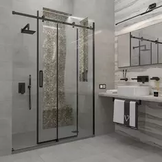 Душевая дверь 130 см Veconi Vianno VN74B-130-01-C4 прозрачное