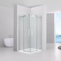 Душевой уголок 90x90 см Black & White Stellar Wind 2029090 прозрачное