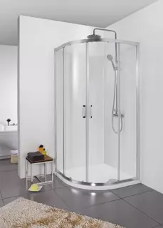 Душевой уголок 90x90 см Bravat Line BS090.1201A прозрачное