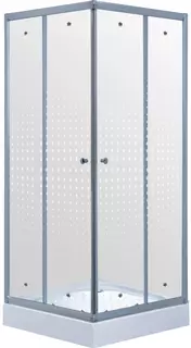 Душевой уголок с поддоном 100x100 см Timo TL-1102 R прозрачное с рисунком