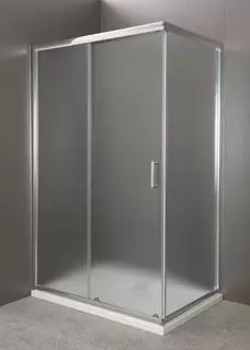 Душевой уголок 110x80 см BelBagno Uno UNO-AH-1-110/80-P-Cr текстурное стекло