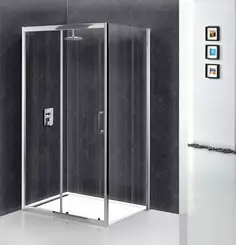 Душевой уголок 120x90 см BelBagno Uno UNO-AH-1-120/90-C-Cr прозрачное