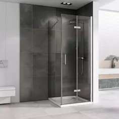 Душевой уголок 69,8x90 см Abber Zart AG08070P-S91 прозрачное