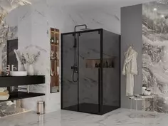 Душевой уголок 120x100 см Ambassador Intense 110022201IBB-100IBB тонированное