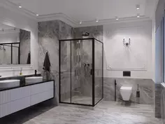 Душевой уголок 100x110 см Ambassador Forsa 17021216AB-110AB прозрачное