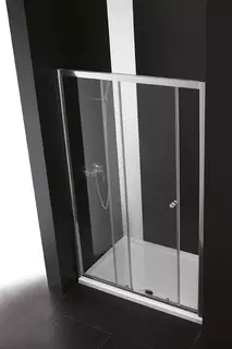 Душевая дверь раздвижная Cezares Anima 120 см текстурное стекло ANIMA-W-BF-1-120-P-Cr