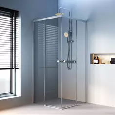 Душевой уголок 88,4x88,4 см Am.Pm X-Joy W94G-403-9090-MT прозрачное Am.Pm.