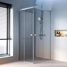 Душевой уголок 98,4x78,4 см Am.Pm X-Joy W94G-403-10080-MT прозрачное Am.Pm.