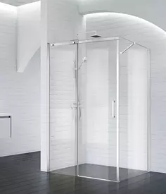 Душевой уголок 120x80 см BelBagno ACQUA-AH-1-120/80-C-Cr прозрачное