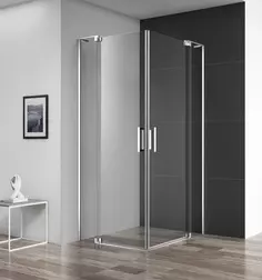 Душевой уголок 70-80x70-80 см Cezares SLIDER-A-2-70/80-C-Cr прозрачное