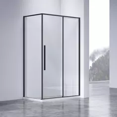 Душевой уголок 120x90 см Vincea Slim-N VSR-4SN9012CLB прозрачное